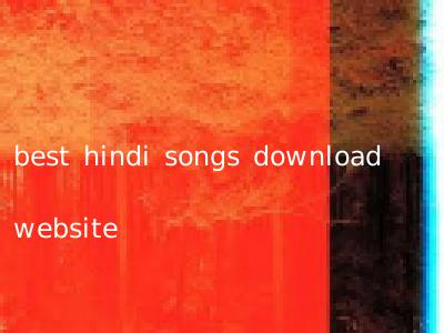 best hindi songs download website
