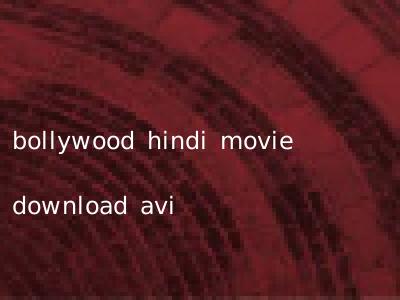 bollywood hindi movie download avi