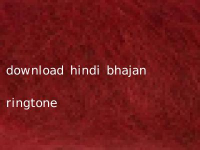 download hindi bhajan ringtone