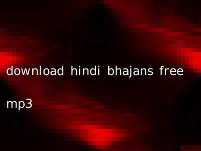 download hindi bhajans free mp3