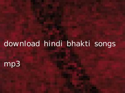 download hindi bhakti songs mp3