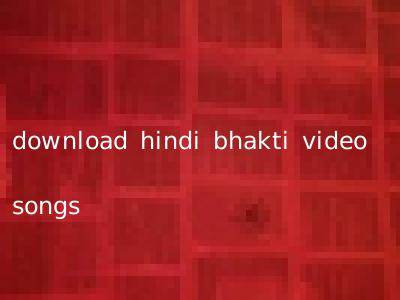 download hindi bhakti video songs