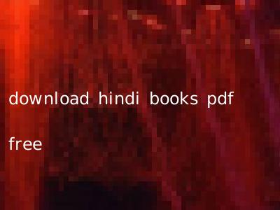 download hindi books pdf free