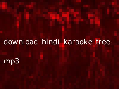 download hindi karaoke free mp3