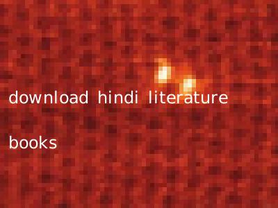 download hindi literature books