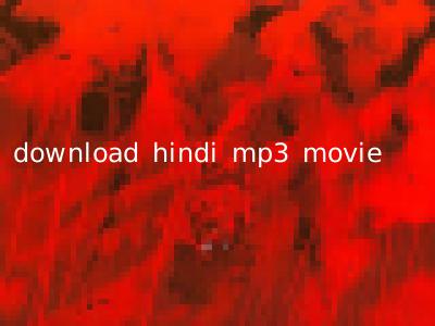 download hindi mp3 movie