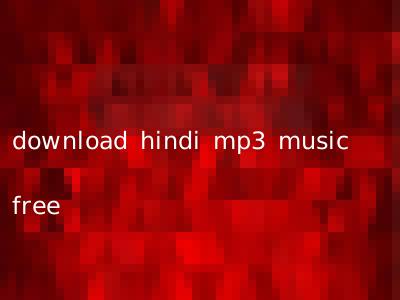 download hindi mp3 music free