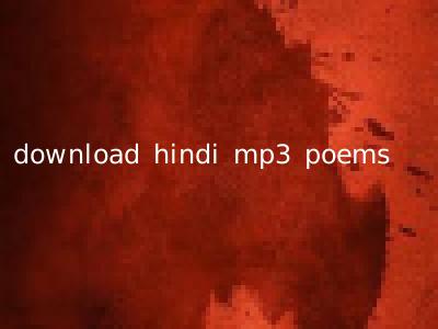 download hindi mp3 poems