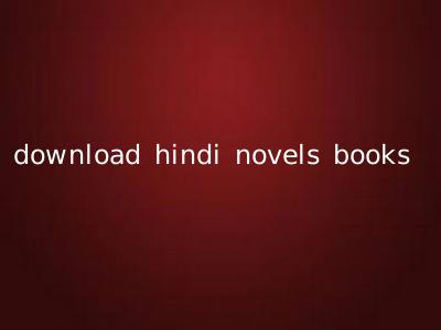 download hindi novels books
