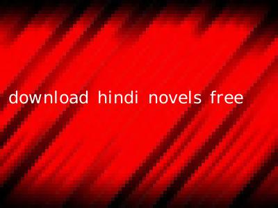 download hindi novels free