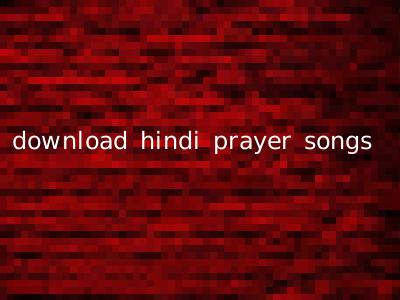 download hindi prayer songs