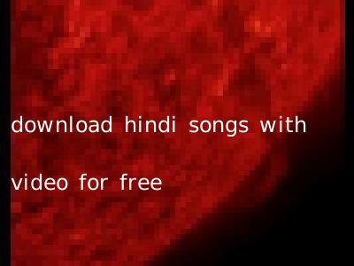 download hindi songs with video for free
