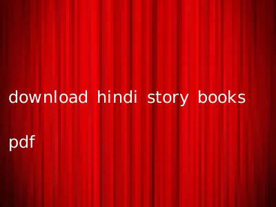 download hindi story books pdf