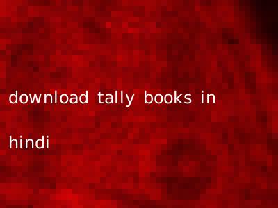 download tally books in hindi
