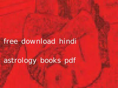 free download hindi astrology books pdf