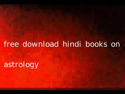 free download hindi books on astrology