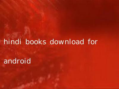hindi books download for android