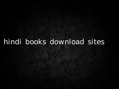hindi books download sites