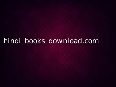 hindi books download.com