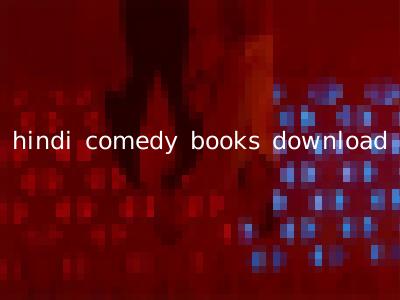 hindi comedy books download