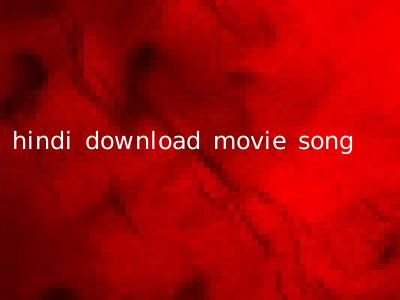 hindi download movie song