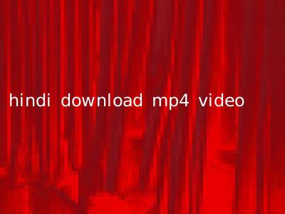 hindi download mp4 video