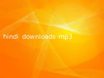 hindi downloads mp3