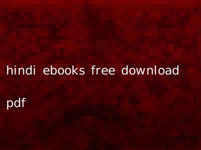 hindi ebooks free download pdf