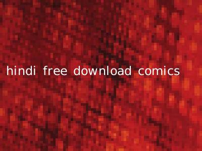 hindi free download comics