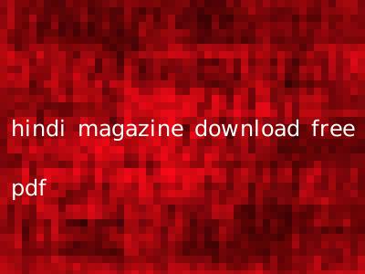 hindi magazine download free pdf