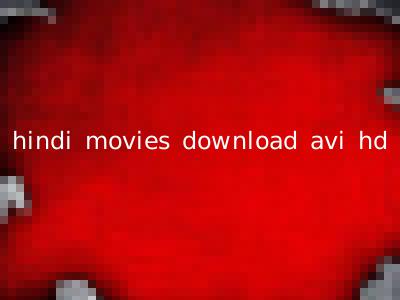 hindi movies download avi hd