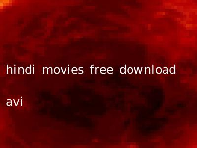 hindi movies free download avi