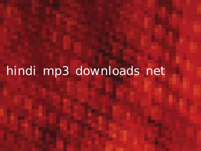 hindi mp3 downloads net