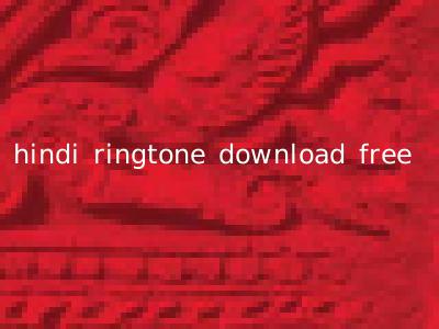 hindi ringtone download free