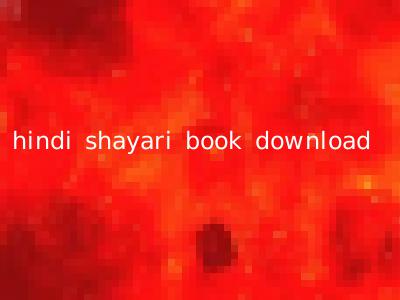 hindi shayari book download