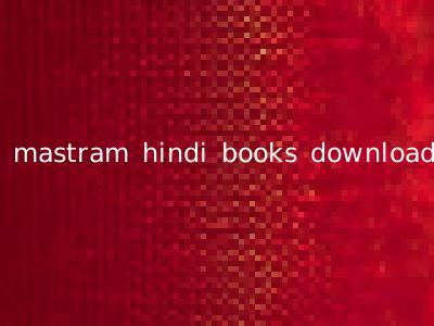 mastram hindi books download