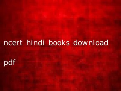 ncert hindi books download pdf