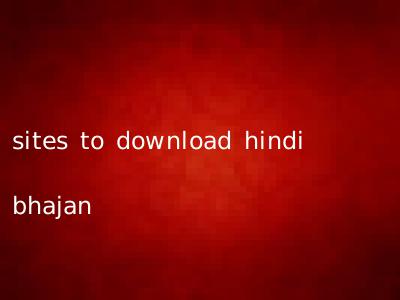 sites to download hindi bhajan