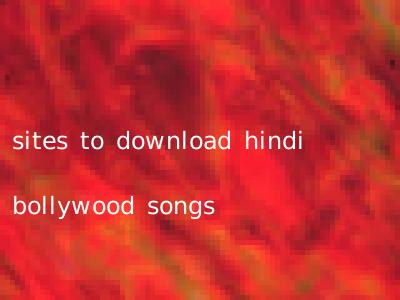 sites to download hindi bollywood songs