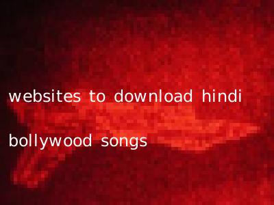 websites to download hindi bollywood songs
