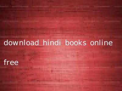 download hindi books online free