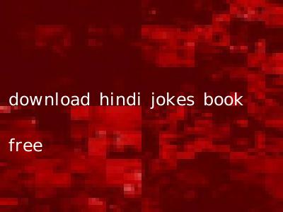 download hindi jokes book free