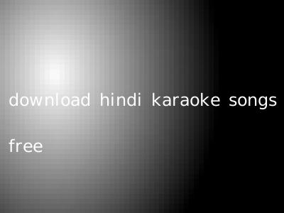 download hindi karaoke songs free