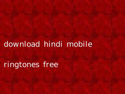 download hindi mobile ringtones free
