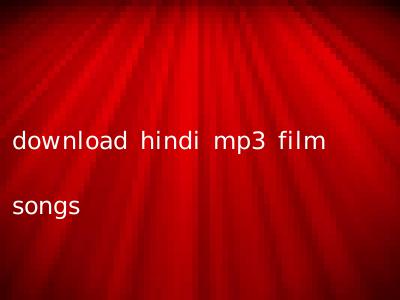 download hindi mp3 film songs