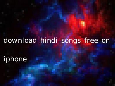 download hindi songs free on iphone