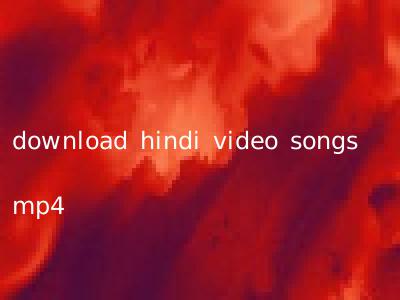 download hindi video songs mp4
