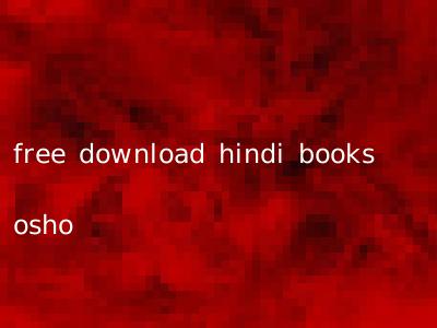 free download hindi books osho