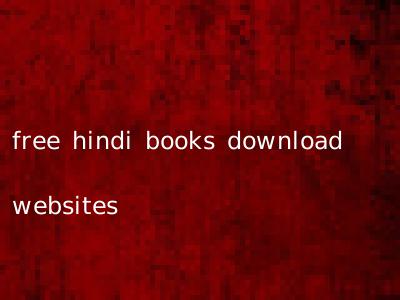 free hindi books download websites
