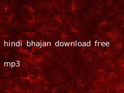 hindi bhajan download free mp3